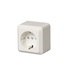 JUSSI 1-GANG SOCKET OUTLET SURFACE MOUNTING IP21