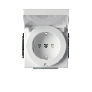 IMPRESSIVO 1-GANG SOCKET OUTLET WHITE