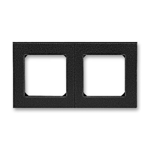 LEVIT ANTHRACITE 2-GANG COVER FRAME