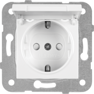 KARRE/MERIDIAN SINGLE SOCKET-OUTLET WITH LID