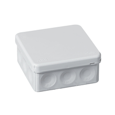 AP9/G SURFACE-MOUNTED JUNCTION BOX IP65, 86 X 86 MM, GREY