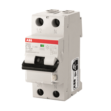ABB 1P+N C10 30MA A-TYPE RESIDUAL CURRENT CIRCUIT BREAKER WITH OVERCURRENT PROTECTION