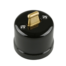 FND SURFACE INTERMEDIATE SWITCH BLACK PORCELAIN TYPE 2