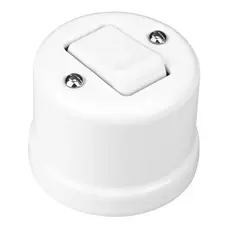 FND SURFACE INTERMEDIATE SWITCH WHITE PORCELAIN