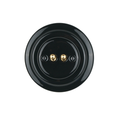 FND DOUBLE PUSHBUTTON BLACK PORCELAIN TYPE 2