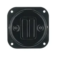 FND 2-GANG 2-WAY SWITCH BLACK PORCELAIN