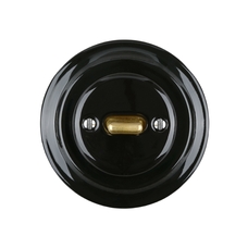 FND SWITCH 2 POLE BLACK PORCELAIN TYPE 2