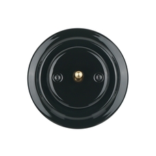 FND PUSHBUTTON BLACK PORCELAIN TYPE 2