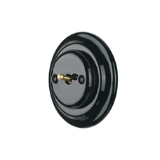 FND PUSHBUTTON BLACK PORCELAIN TYPE 2