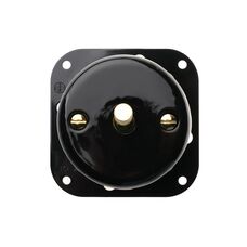 FND 1-GANG 2-WAY SWITCH BLACK PORCELAIN TYPE 3