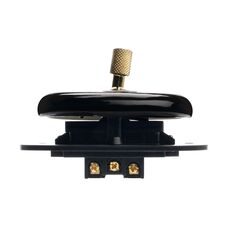 FND 1-GANG 2-WAY SWITCH BLACK PORCELAIN TYPE 3