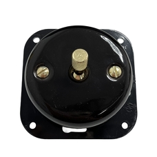 FND 1-GANG 2-WAY SWITCH BLACK PORCELAIN TYPE 3