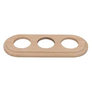 FND 3-GANG FRAME WOOD