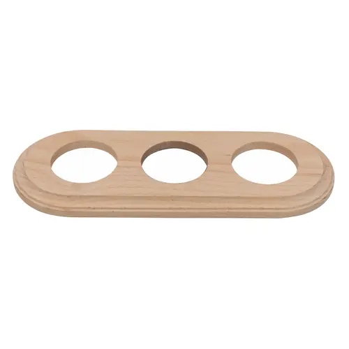 FND 3-GANG FRAME WOOD