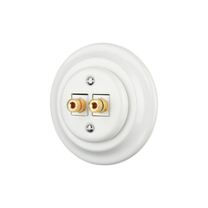 FND AUDIO SOCKET WHITE PORCELAIN