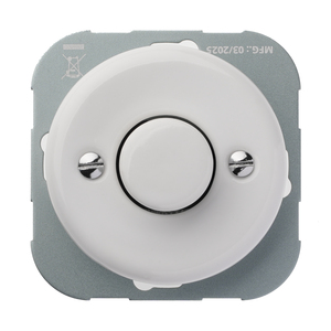 FND LED DIMMER 3-250W WHITE PORCELAIN