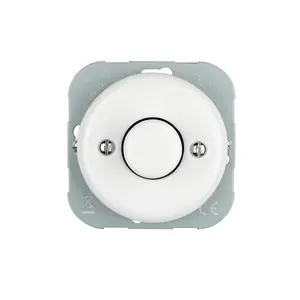 FND LED DIMMER 3-250W WHITE PORCELAIN