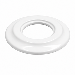 FND 1-GANG FRAME WHITE PORCELAIN