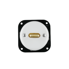 FND SWITCH 2 POLE WHITE PORCELAIN TYPE 2
