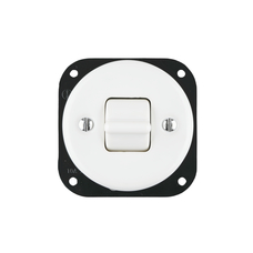 FND SWITCH 2 POLE WHITE PORCELAIN TYPE 4