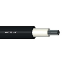 H1Z2Z2-K 6MM² 100M BLACK SOLAR CABLE