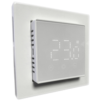 HEBER HT-155 3600W 16A DIGITAL FLOOR AND ROOM THERMOSTAT WHITE