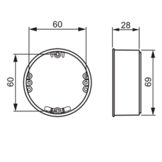 PMR410 EXTENSION RING, 28 MM
