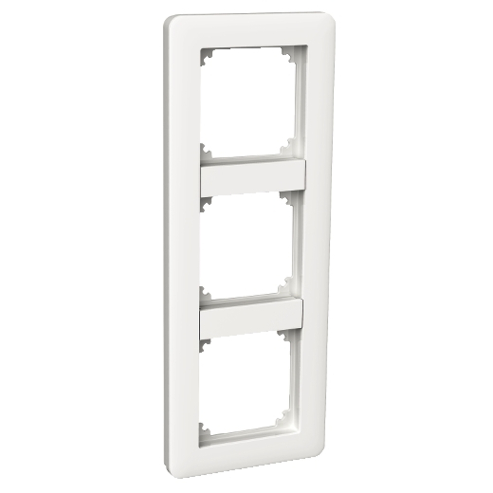 EXXACT PRIMO 3-GANG FRAME WHITE