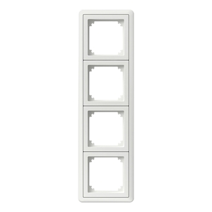 EXXACT COMBI 4-GANG FRAME WHITE