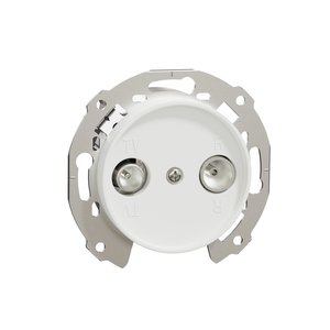 RENOVA TV/R SOCKET INTERMEDIATE SOCKET (PASSAGE) WHITE