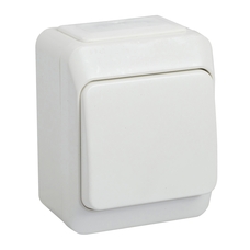 ARTIC SURFACE SWITCH 1-POLE/TWO-WAY IP44 WHITE (DELIVERY 1-3 WEEKS)