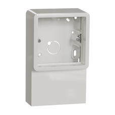 EXXACT SKIRTING BOX FOR DIAGONAL DOUBLE SOCKET-OUTLET WHITE (DELIVERY 1-3 WEEKS)