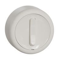 RENOVA SURFACE SWITCH 1-POLE/TWO-WAY WITH SCREWLESS TERMINALS WHITE